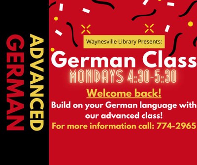 Advanced German Class - Waynesville Library