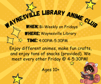 Anime Club - Waynesville Library