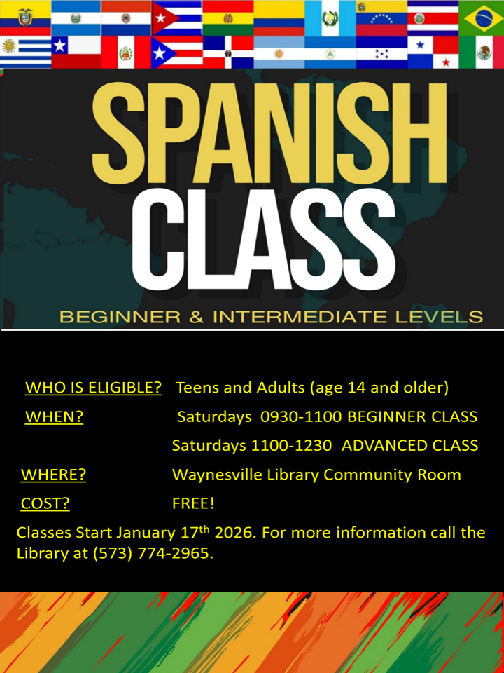 Beginner Spanish Class - Waynesville Library