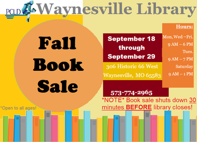 Waynesville Library Fall Book Sale